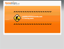 Tablet Screenshot of mobilevehiclemounts.com